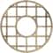 Ekena Millwork O'Neal Architectural Grade PVC Pierced Ceiling Medallion, Antiqued Pale Gold, 22"OD x 8"ID x 3/4"P CMPP22ONAPG - alternate 1
